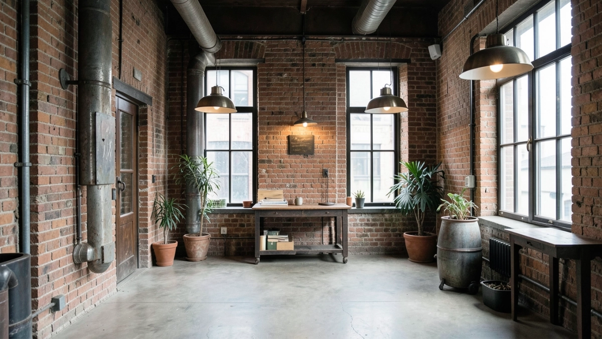 aranżacja wnętrza w stylu loftowym odkryj potęgę industrialnych dodatków