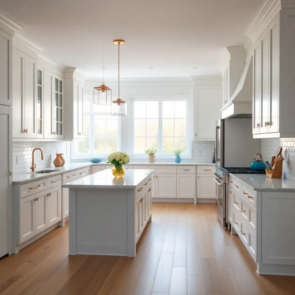Kuchnia w stylu Hampton