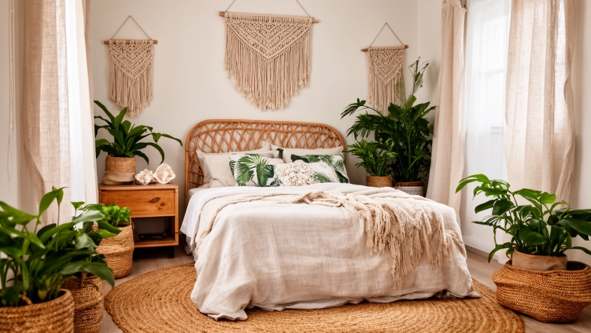 Mały pokój w stylu boho