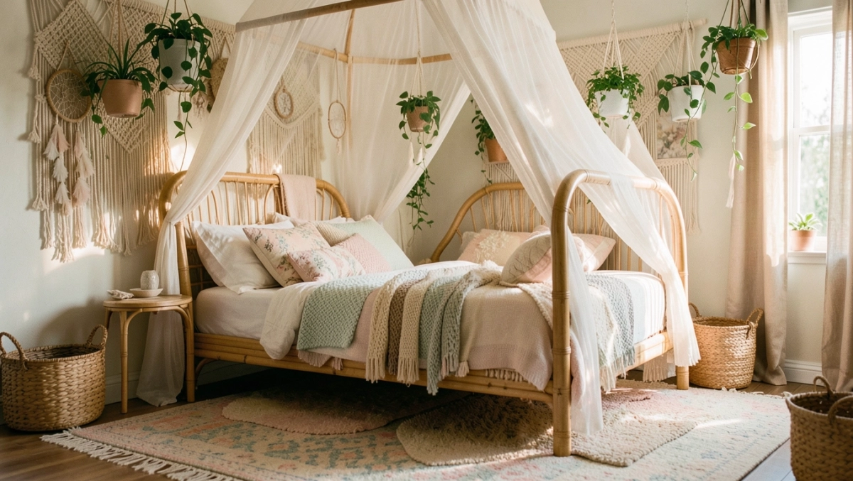 Pokój w stylu boho dla dziewczynki