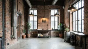 aranżacja wnętrza w stylu loftowym odkryj potęgę industrialnych dodatków