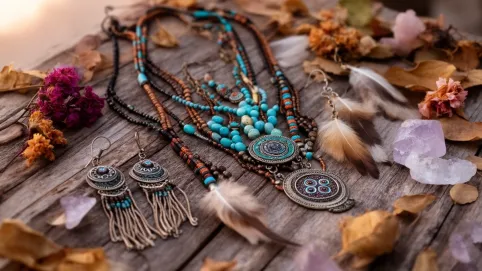 biżuteria w stylu boho