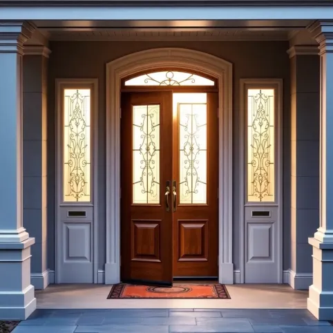 Drzwi zewnętrzne stylowe