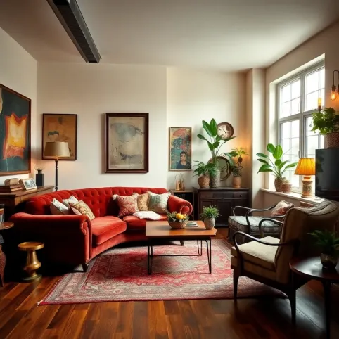 Eklektyczny styl w mieszkaniu