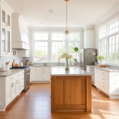 Kuchnia w stylu new hampton