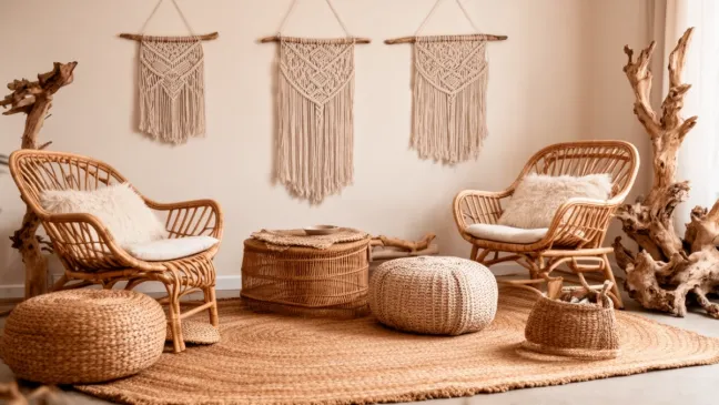 meble w stylu boho