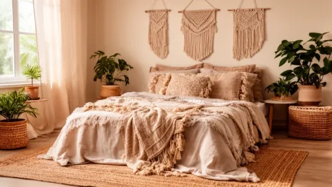 Pokój w stylu boho