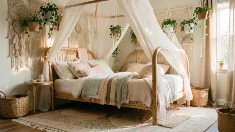 Pokój w stylu boho dla dziewczynki