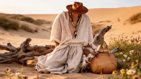 Styl boho mężczyzna