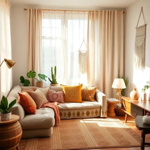 Styl boho wnętrza co to znaczy