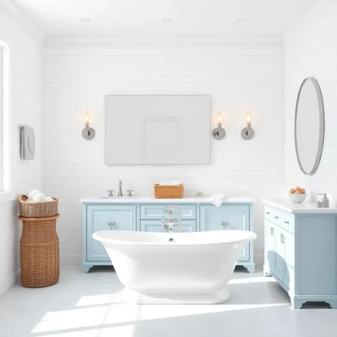 Styl hampton łazienka