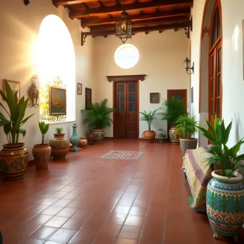 Styl hiszpański wnętrza