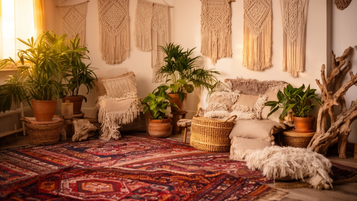 Styl boho w mieszkaniu