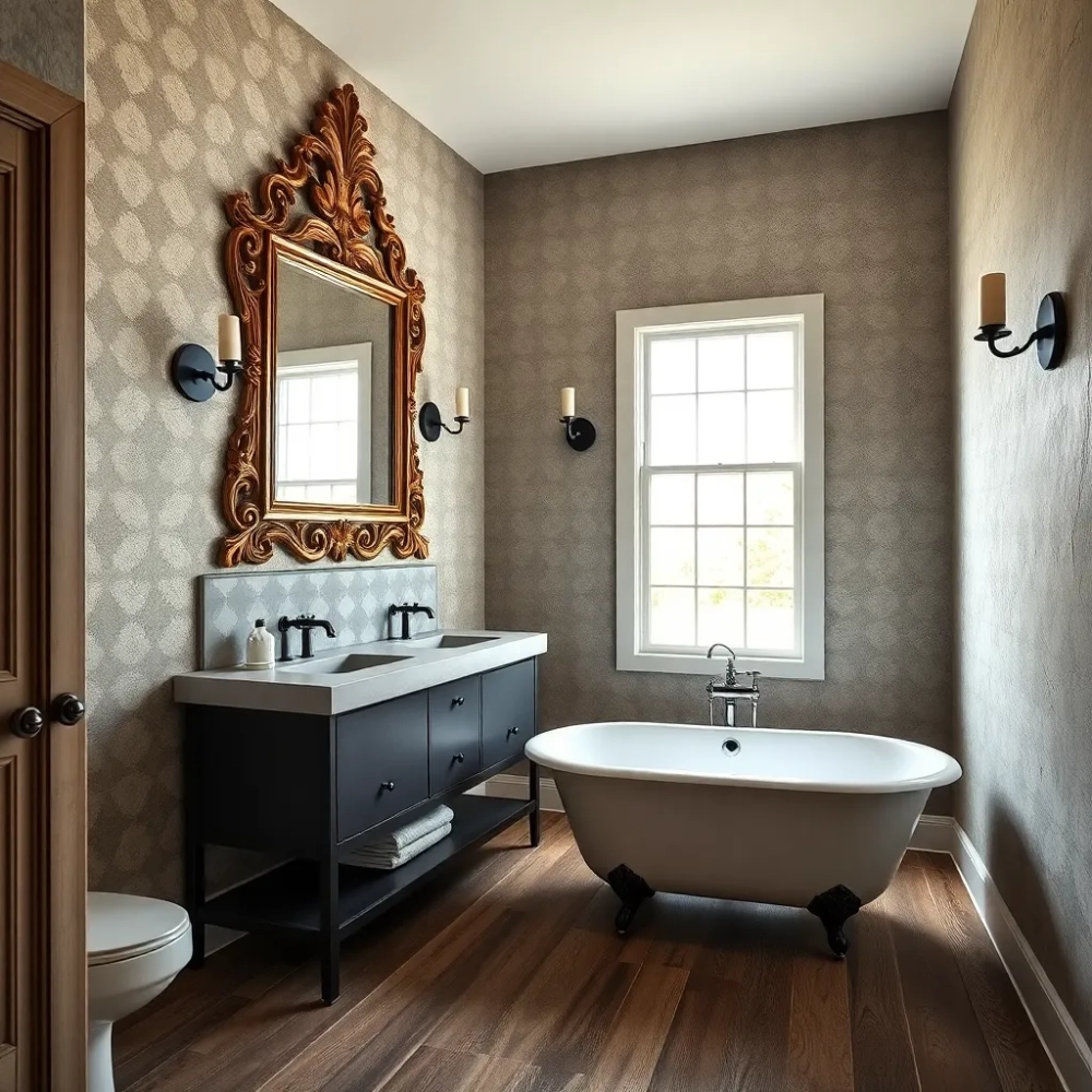 Styl eklektyczny lazienka