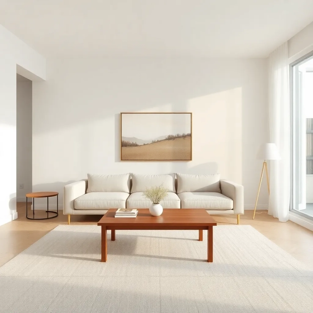 Styl Minimalistyczny Salon